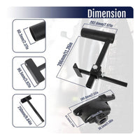 Heavy-Duty Steel Construction Manual Tire Changer Modification Kit Long-Lasting Tire Changer Mount Demount Head Prevents Rim Scratches