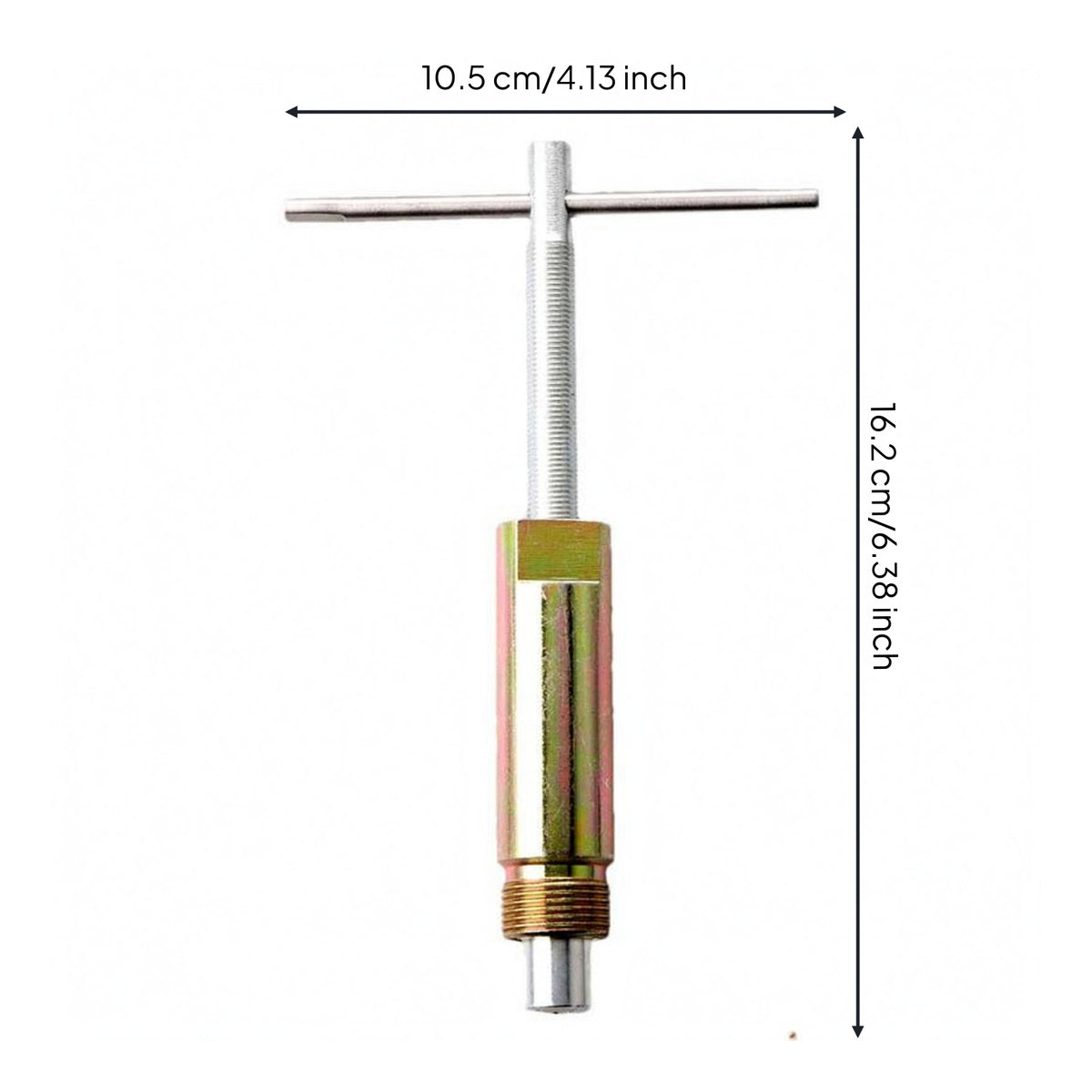 Compression Sleeve Puller T Handle Compression Band Removal Tool Two Color Finish Ferrule Remover Tool
