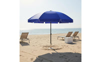 Waterproof Round Sun and Rain Umbrella Protection Large Outdoor Sun Umbrella Wind Resistant for Vendors, Patio, Beach