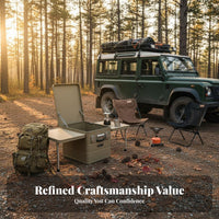 Multi-Functional Convertible Camp Box Table Waterproof Convertible Storage Table Large Capacity Camping Furniture Portable for Campers, Car Owners, Families, Road Trips, Picnics
