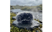 Noise Reduction Faux-Fuzzy Phone Sleeve Outdoor Recording Windproof Phone Cover