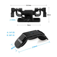 Shoulder Pad with Rod Clamp Ergonomic Shoulder Rig Modular Support for Video Production