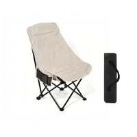 Deep-Seated Foldable Moon Chair Reclined Moon Chair Portable Furniture Compact for Travelers