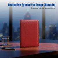 Business Loose-Leaf Notebook, Manager Organizer with Fastener, Calculator, Custom Logo Printing, Multi-Functional Planner,