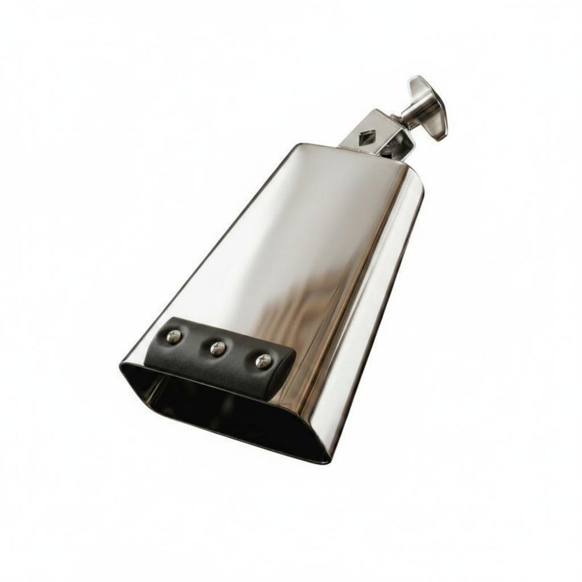 Metal Cow Bells Noise Maker Easy to Mount Drum Cowbell Rust-Resistant Musical Equipment for Drummers, Band Practice
