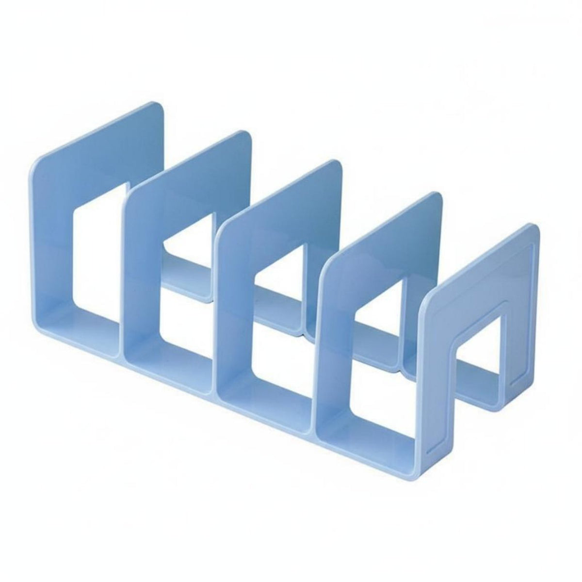 Transparent Design Multi-Section Display Stand Minimalist and design Clear U-Shaped Stand Space-Saving desktop display stand High transparency for Students, Adults, Dorm Room