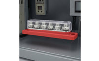 6 Terminal Bus Bar Heavy-Duty Bus Bar with Cover Compact for Marine, Automotive