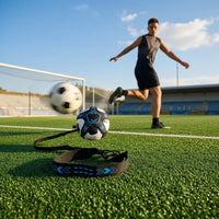 Star-Shaped Soccer Juggling Training Aid Tethered Waist Belt Ball Training Aid Single-Player Training Aid Printed Arrows