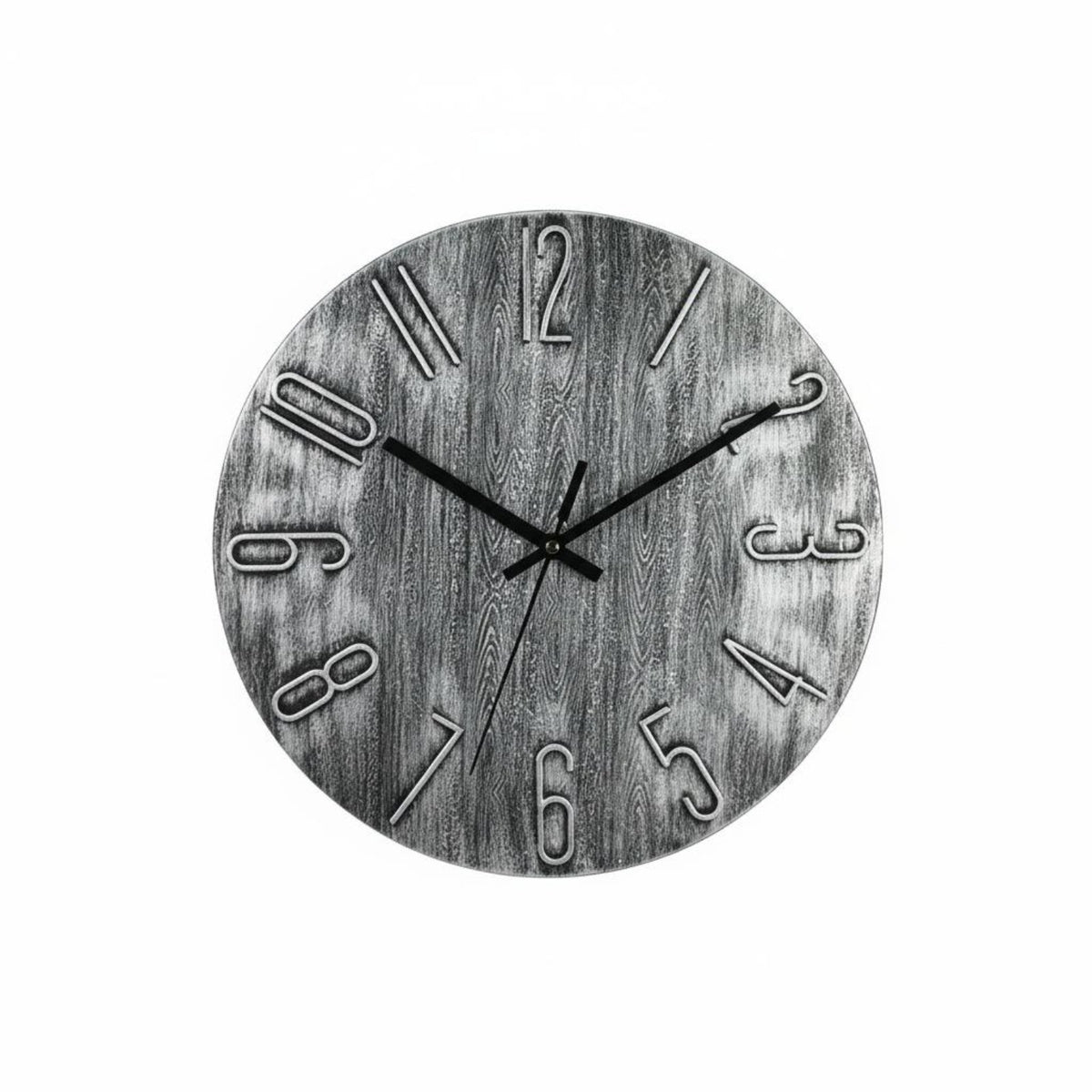 No-Drill Installation 3D Numeral Wall Clock Easy to Install Modern Minimalist Wall Clock Quartz Movement House Decoration for Living Room, Bedroom, Office
