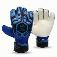 Goalkeeper Gloves with Finger Protection Adjustable Goalkeeper Gloves with Latex Palm Comfortable for Goalkeepers, Goalies