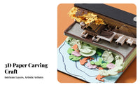 Creative Gift Paper Carving Memo Block Decorative 3D Memo Pad Aesthetic Design for Students, Professionals, Home Decor, Workplace, Workspace