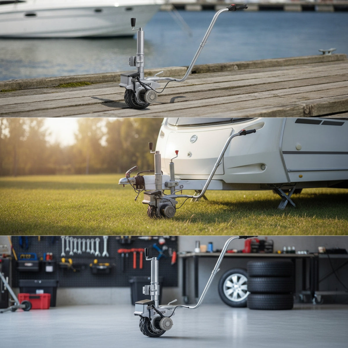 Powered Vehicle Mover Heavy Duty Small Electric Easy Electric Auxiliary Wheel for RV Owners