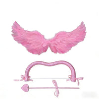 Cupid Angel Wings and Bow Cosplay Prop Set