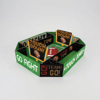 Folding Snack Tray Foldable Paperboard Food Tray Oil-Resistant-Resistant Snack Box for Watch Parties