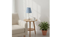 Gingham Lampshade Checked Textile Lampshade Lamp Shade Small Lighting Classic for Reading Nook
