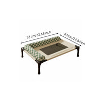 Elevated Pet Bed with Bolster Breathable Elevated Pet Bed Indoor Raised Pets Cot for Bedroom
