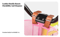 Adjustable Straps Metal Mesh Basket Buckle Fasteners Metal Wire Bike Basket