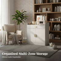 Dining Room Storage Cabinet Large Capacity Living Room Console Cabinet Multifunctional Freestanding Cupboard for Adults, Hallway, Home Office, Bedroom