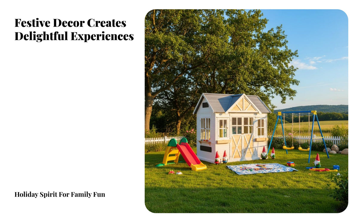 Wooden Playhouse Solid Wood Construction children's Treehouse Child-Friendly Design Kids Outdoor Cabin for Young Children, Parents, Backyard, Patio