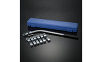 Engine Timing Belt Tensioner Wrench Multi-Adapter Timing Belt Tensioner Wrench Curved Pulley Spanner for Home Mechanics