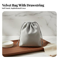 Velvet Drawstring Bag Soft Material Velvet Jewelry Pouch Reusable Jewelry Drawstring Pouch for Party Hosts, Journeyers, Weddings, Parties, Travel