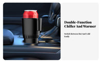 Car Cup Chiller and Heater Quick Temperature Control Car Beverage Chiller and Warmer 2-in-1 Vehicle Beverage Holder