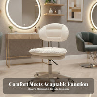 Adjustable Height Low-Back Rolling Stool 360-Degree Swivel Cushioned Low-Back Roller Chair Stable Five-Point Base Commercial Furniture Thick Padded Seat for Nail Technicians, Professionals, Beauty Salon, Barber Shop, Reception Area, Dressing Room