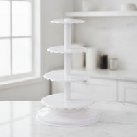 Cake Stand Stable 4 Tier Cake Culinary Stand Grade Dessert Display for Dessert Makers, Parties