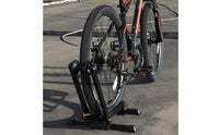 10 Pieces Portable Double Rod Bike Stand Non-Slip Double-Leg Kickstand Heavy Duty Folding Bicycle Stand Foldable for Garage