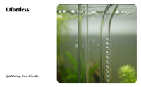 Aquarium Inflow Outflow Pipe High Clearness Canister Strainer Elegant Design Aquarium Surface Skimmer for Aquascapers, Planted Tank