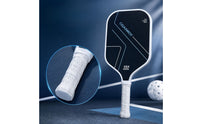Pickleball Paddle with Carbon Fiber Face Anti-Slip Pickleball Paddle with Perforated Grip Paddles Rotation Racket Lightweight