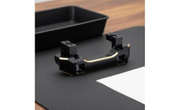 Lowers Midpoint of Balance Point Brass Servo Relocation Bracket Improved Weight Distribution Front Bumper Servo Mount Two-Tone Finish RC Crawler Bumper Mount CNC Machined