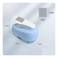 Stamp-Shaped Paper Punch Easy to Use Stamp Shape Paper Punch Sturdy
