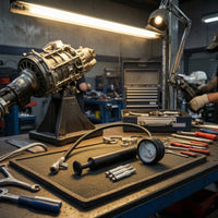 Pressure Test Kit Double-rangeScale Outboard Gearbox Leak Tester Kit Hand-Operated for Boat Mechanics