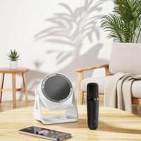 Wireless Bluetooth Speaker with Handheld Audio Input Multi-Function Speaker with Phone Stand Compact Karaoke Machine Hands-Unrestricted for Streamers