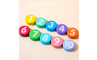 Math Cards with Counters Counting Toy Hands-on for Classroom, Playroom