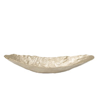 Boat Tray Gold Centerpiece Bowl Long Platter for Living Room