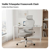 Adjustable Height Splitspine Student Chair Ergonomic Design Seating Furniture Wheeled Base Breathable spinerest for Students, Teenagers, Office Workers, Study Room, at Home, Bedroom, Small areas