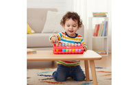 Percussion Toy Piano Rainbow Toy Piano with Mallets Low-Height for Playroom