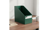 File Storage Box Waterproof Folder Storage Box Sturdy Construction Desktop Document Holder for Students, Teachers, Dorm Room, School
