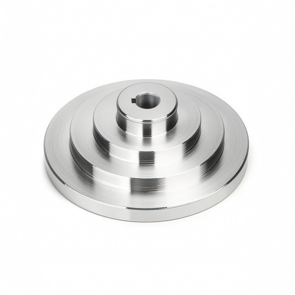 Stepped Belt Pulley Machined Stepped Pulley with Keyway Long-Lasting