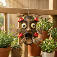 Hanging Bird Feeder Outdoor Bird Feeder with Hanging Hook Open Garden Design Decor for Patio
