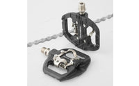 Bearing Fluid Self-Locking Bike Pedal Adjustable Tension Clipless Pedal Long-Lasting Wide Platform for Cyclists, Road Cycling