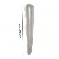 Built-in Hook Inflatable Leg Display Smooth Surface Hosiery Display Leg Semi-Transparent Inflatable Mannequin Legs Frosted Finish
