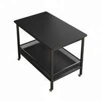 Nordic design 2-Tier Rolling End Table Modern Minimalist Design Household Furniture Light Luxury Utility Cart Easy to Move for Apartment Dwellers, Office Workers, Living Room, Small Spaces, Bedroom, Balcony