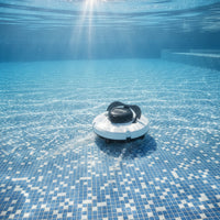 Self-Docking Robotic Pool Cleaner Cordless Pool Cleaning Robot Handsno-Charge Smart for Homeowners, Swimming Pools