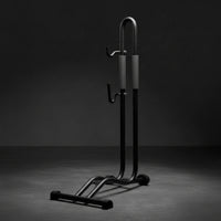 Padded L-Shaped Bike Stand Stable Upright Cycle Stand Powder-Coated Freestanding Bike Rack Rust-Resistant for Commuters