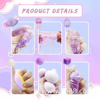 15pcs Malt Sugar Squishy Box, Slow-Rebound Stress Relief Toy