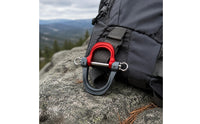 D-Shaped Carabiner Multi Functional D Shaped Carabiner Portable Gear Connector for Camping
