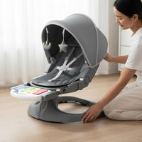 Automatic Infant Cradle Bluetooth Music Electric Infant Swing Remote Control Infant Rocking Sleeper for Newborns, Infants